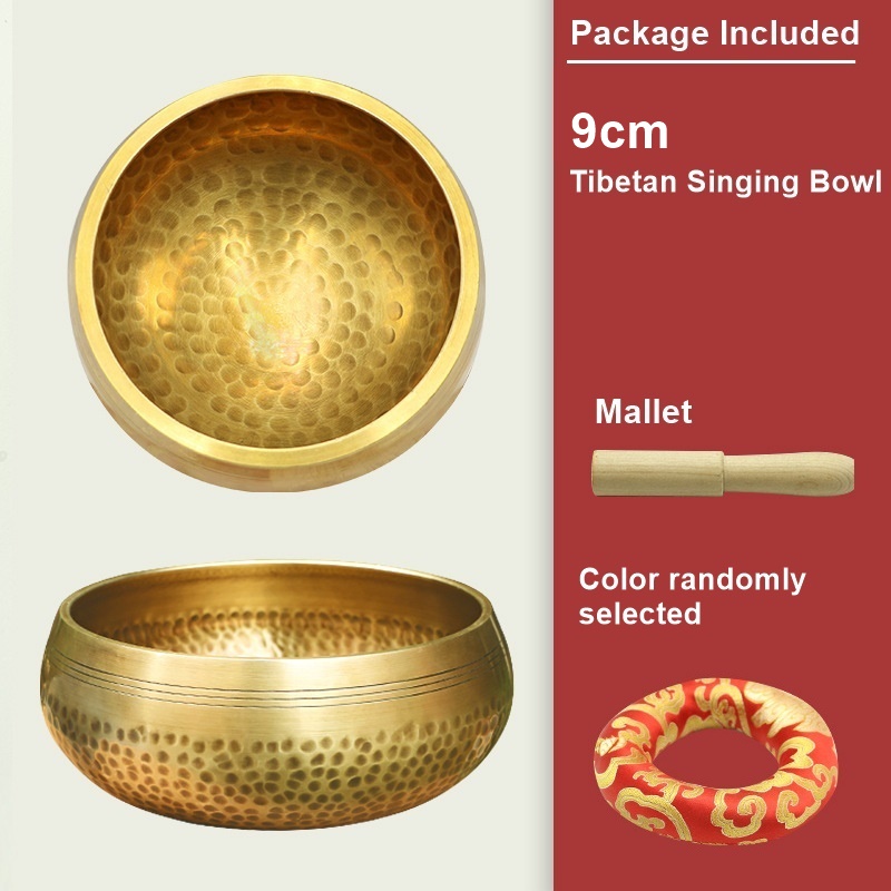 XINDERS 尼泊尔颂钵 水晶消磁 冥想 净化 Nepal Singing Bowl Yoga Meditation Metal Bowl Sound Healing Relaxation