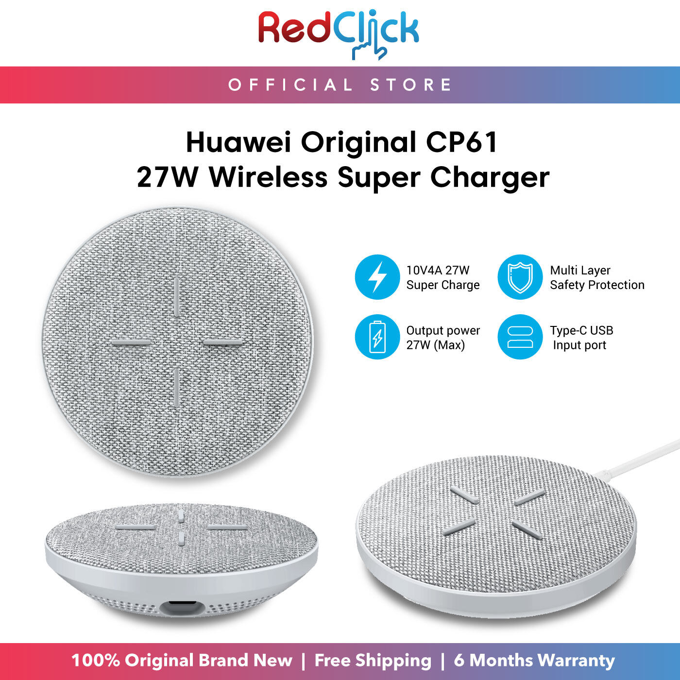 Huawei Original CP61 27W Wireless Super Charger