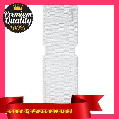 People\'s Choice Non-Slip Bathtub Mat Pillow Hollw Out Waterproof Sponge Solid Color Environment Friendly Soft Cushion (White)