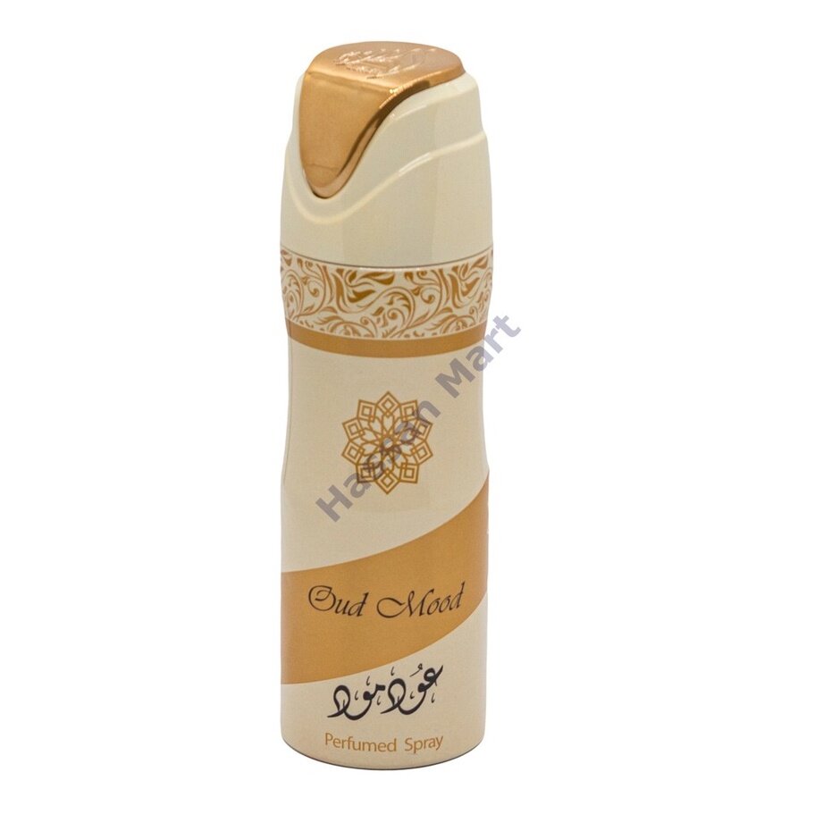 [ Classic Arab Original ] Oud mood gift set Oud lattafa orginal 100 ml + 200 ml body spary