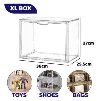 Worthbuy Stackable Blind Box Display Box Storage Shelf Pop Mart Transparent Case Toy Organizer Kotak Patung 盲盒透明展示盒