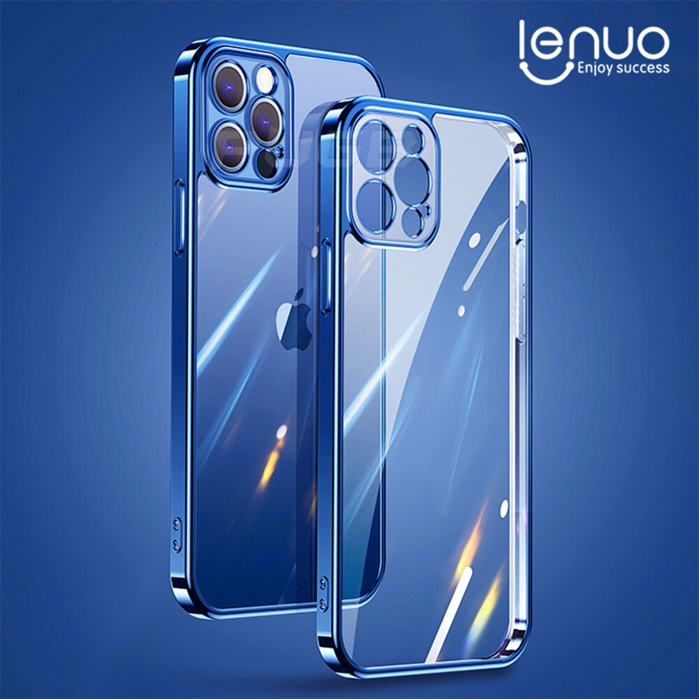 Lenuo Ốp TPU Mạ Cho iPhone 14 Pro Max 14 Plus 14 Ốp Trong Suốt Siêu Mỏng Ốp Lưng Mềm