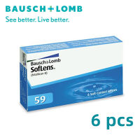 (6PCS) BAUSCH&LOMB SOFLENS 59 MONTHLY DISPOSABLE LENS CONTACT LENSES