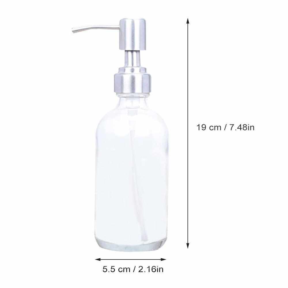 240ml Spray Bottle Fine Mist Empty Glass Spray Bottle Refill Dispenser Bottle for Essential Oils Lotions Liquid Soaps (White)