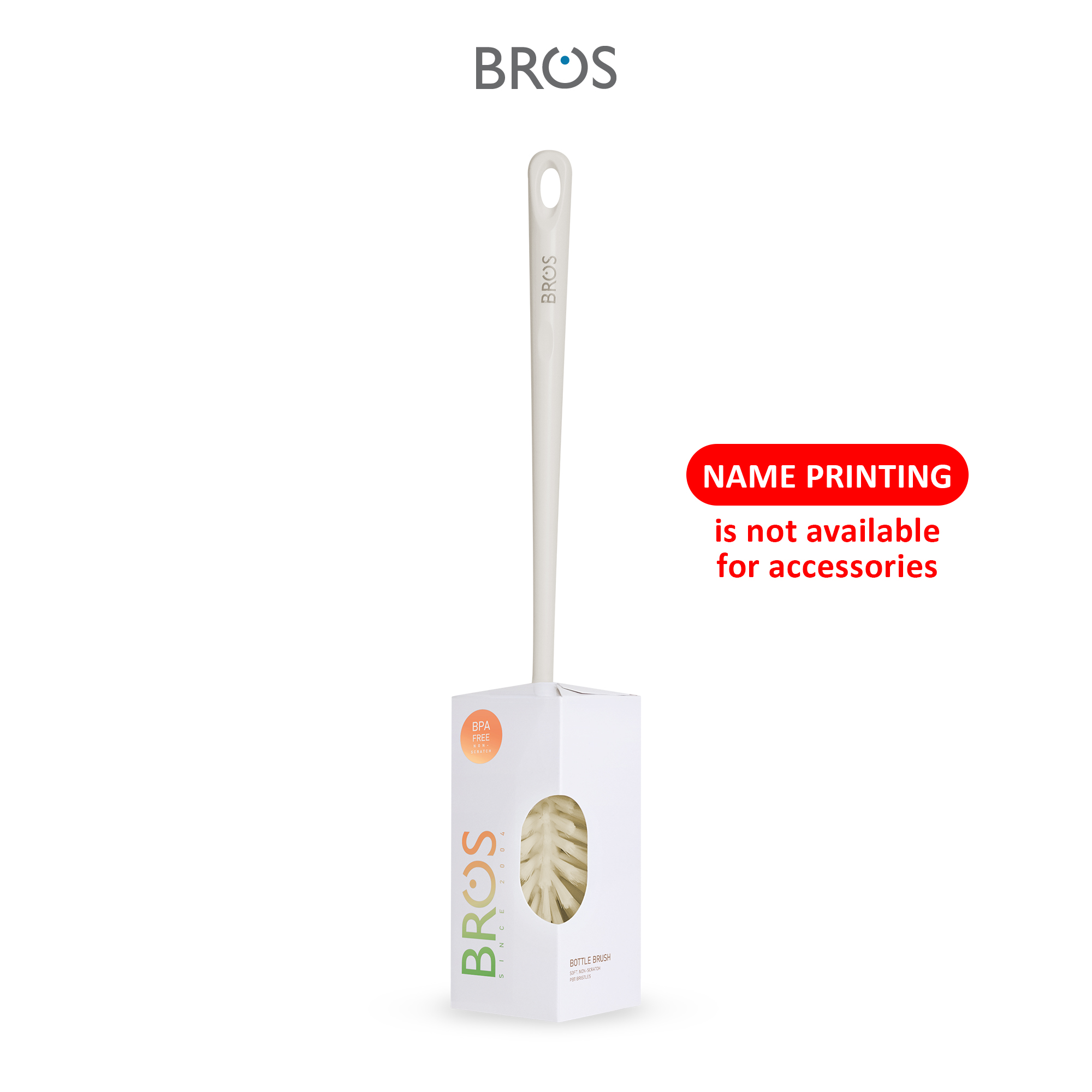 BROS Cleaning Brush | Long Handle Length Soft Brush Bottle Cleaning Brush Gentle Cleaning