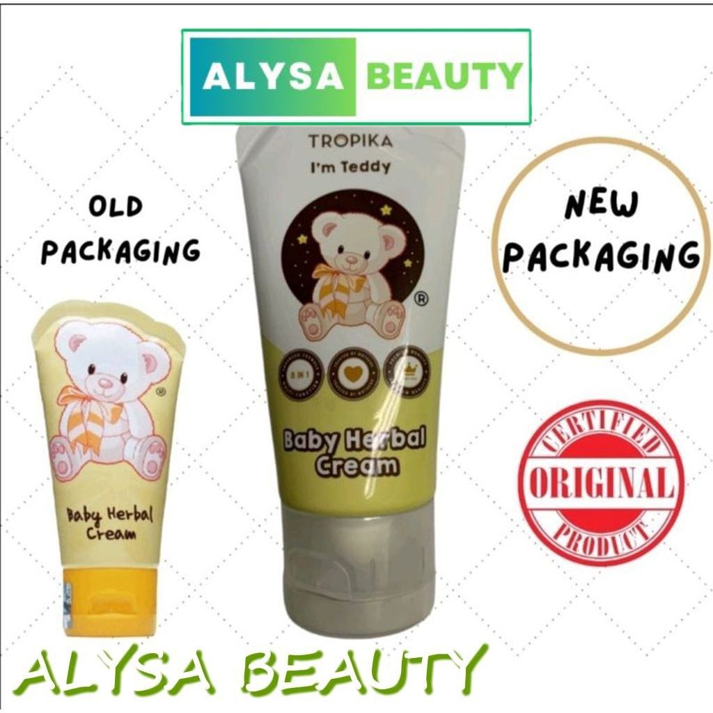 🔥💕TROPIKA Baby Herbal Cream 50G💕🔥