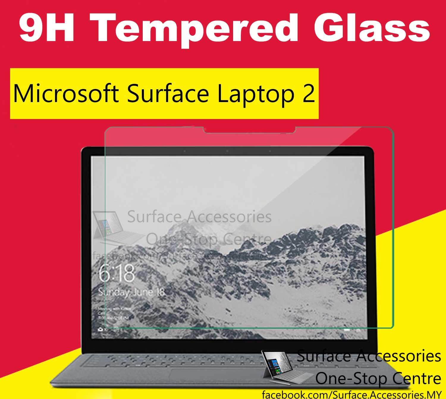 [MALAYSIA]Surface Laptop 2 Tempered Glass Hardness 9H Hardness Nano Coating Anti Shatter Film Microsoft Surface Laptop 2018 Surface Laptop 2017