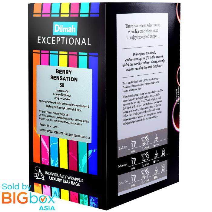 Dilmah Exceptional Tea Selection 100g (2g x 50s) - Berry Sensation