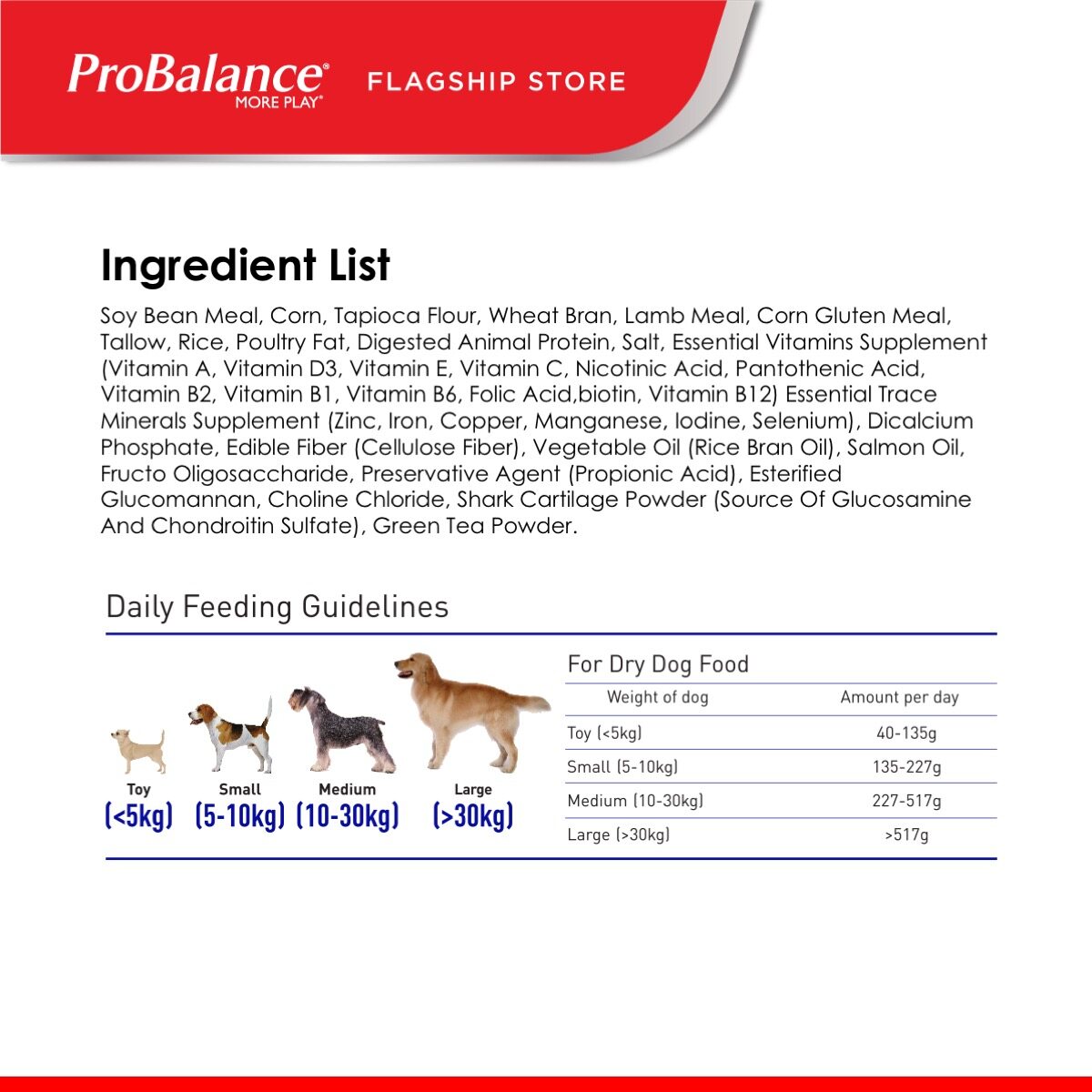 ProBalance 3.2KG Chicken Adult Dry Dog Food [makanan anjing] | PGMall