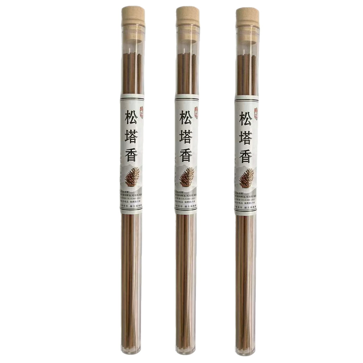 天然松塔线香｜原木无化学添加｜净化空气除异味Natural Pinecone Incense Sticks招财净宅松塔香财库香