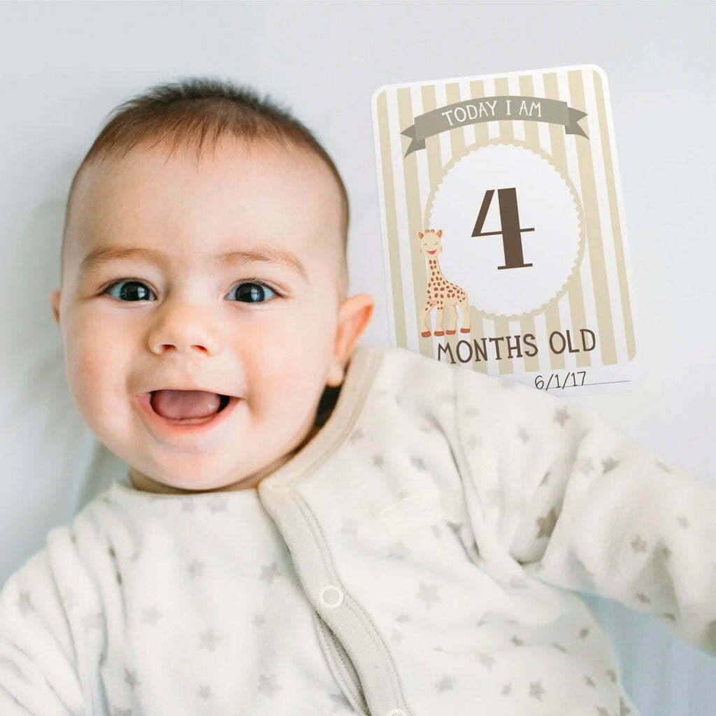 [Hayllo] Milestone Baby Photo Cards - Sophie la girafe