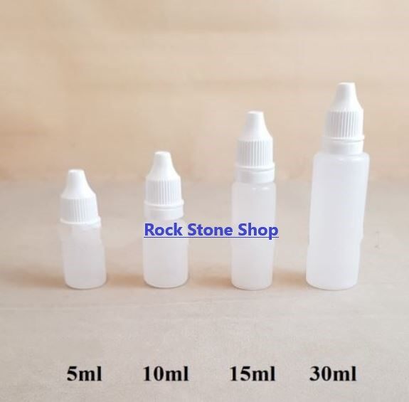 5ml 10ml 15ml 30ml Eye Drops Bottle Anti Leak Plastic PET Squeeze Liquid Container | Botol Titik Air Mata Plastik |塑胶眼药瓶