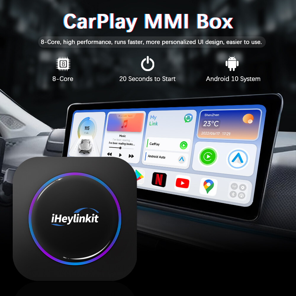 MK665 CarPlay AI Box Android 10 Wireless Carplay Wireless Android