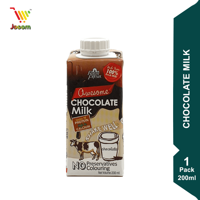 Farm Fresh UHT Chocolate Milk 200ml [KL & Selangor Delivery Only]