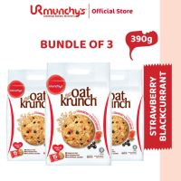 Munchys Oat Krunch Strawberry & Blackcurrant Biscuit 390g