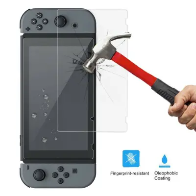 [allmobiles] 2pcs Tempered Glass Screen Protector Film Guard for Nintendo Switch Console