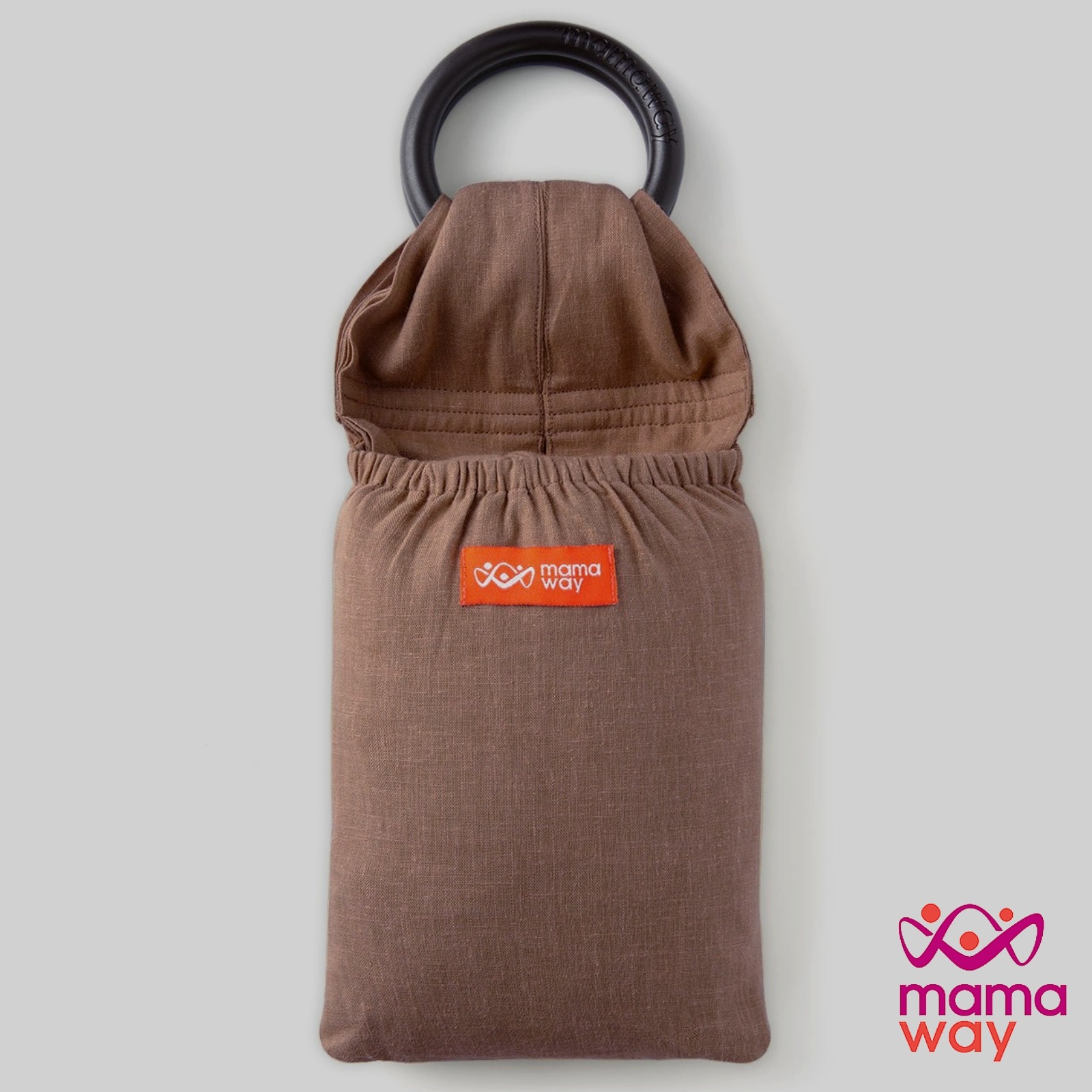Mamaway Baby Ring Sling | Adjustable Baby Carrier - Solid Linen | Penggendong bayi 婴儿背带