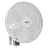 (Pre-order) Sealey Wall Fan 3-Speed 18" with Remote Control 230V
