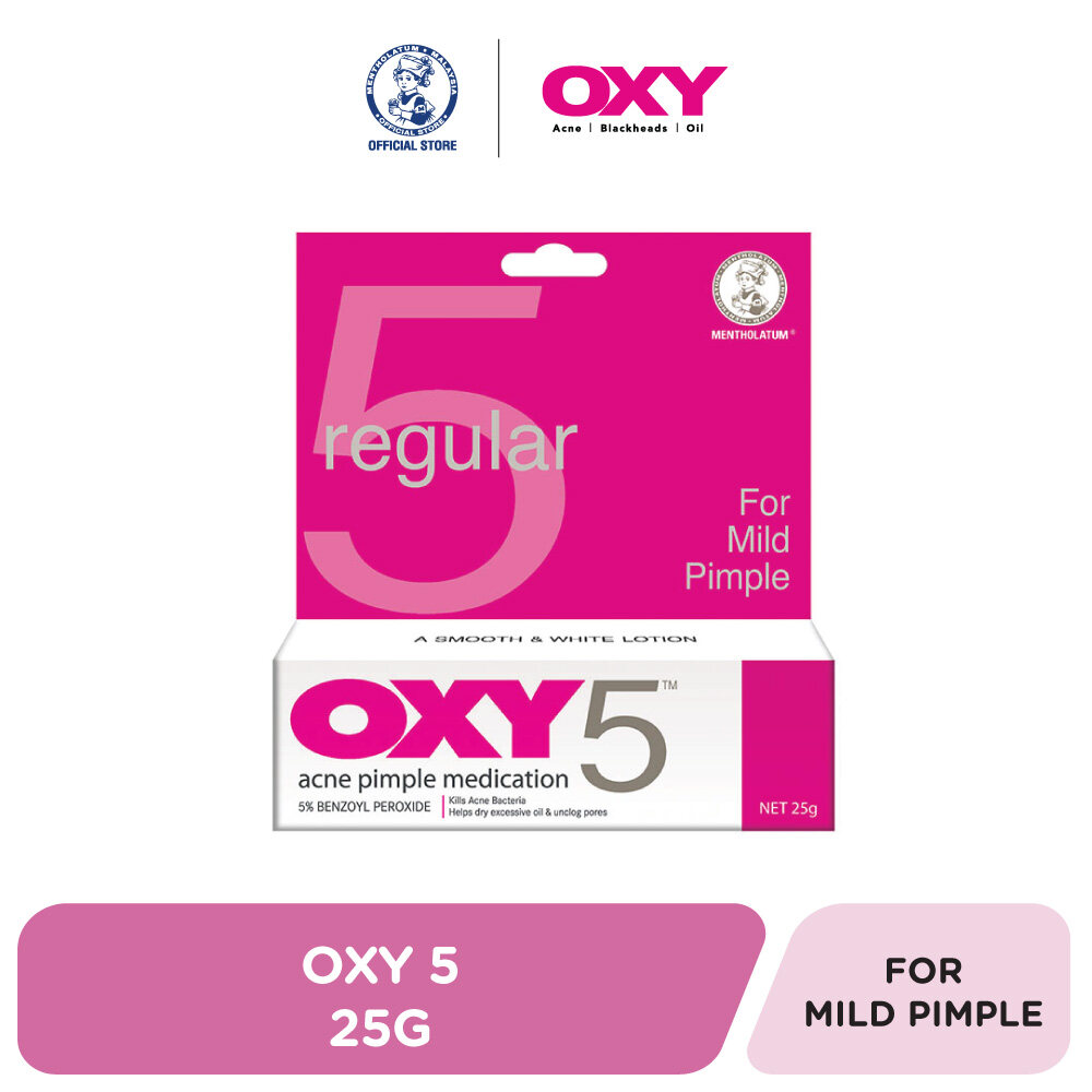 OXY 5 ACNE PIMPLE TREATMENT With Benzoyl Peroxide 25G