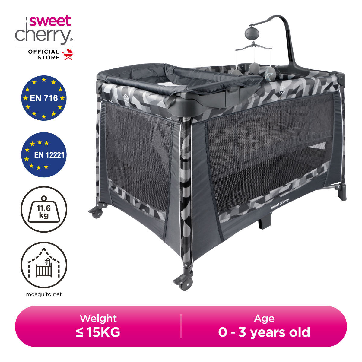 Age for travel outlet cot