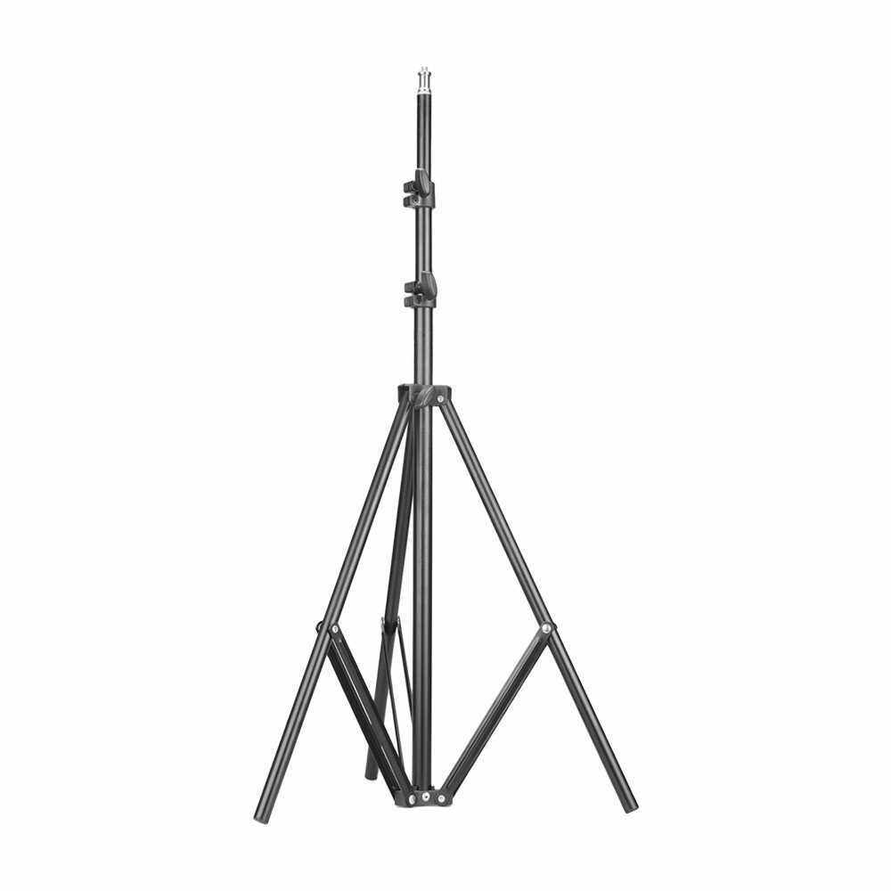 Adjustable Photography Tripod Light Stand Steel Material Max. Height 176cm / 5.8ft with 1/4 Inch Scr