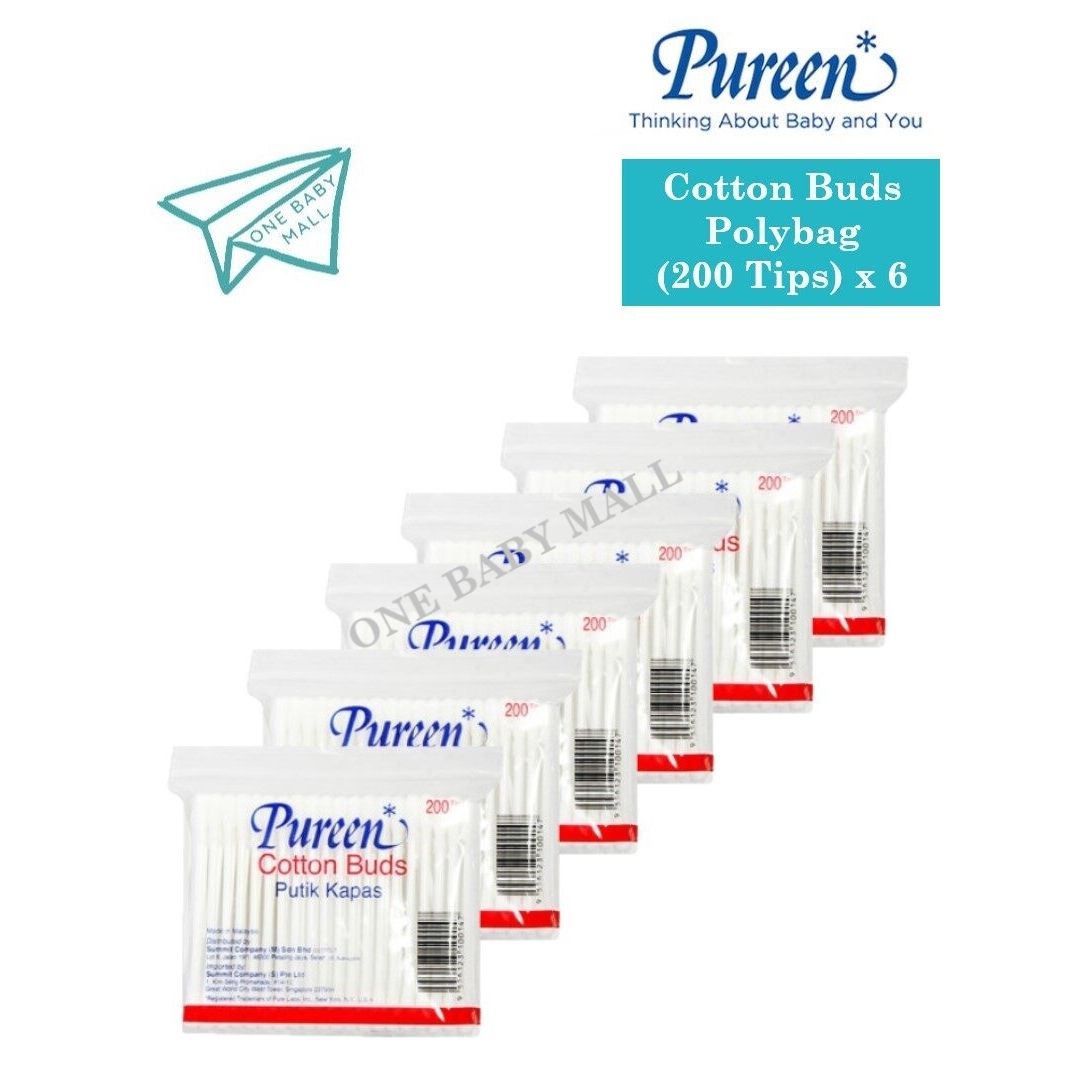 One Baby Mall Pureen Cotton Buds Drum/ Polybag