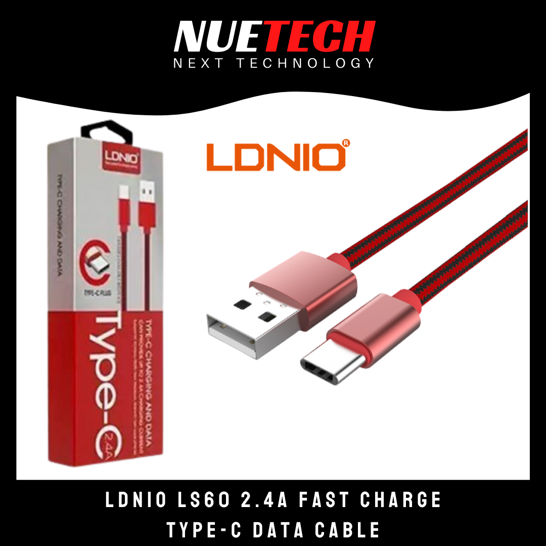 LDNIO LS60 Type-C 2.4A Fast Charge & Sync Data Cable suitable for android phone