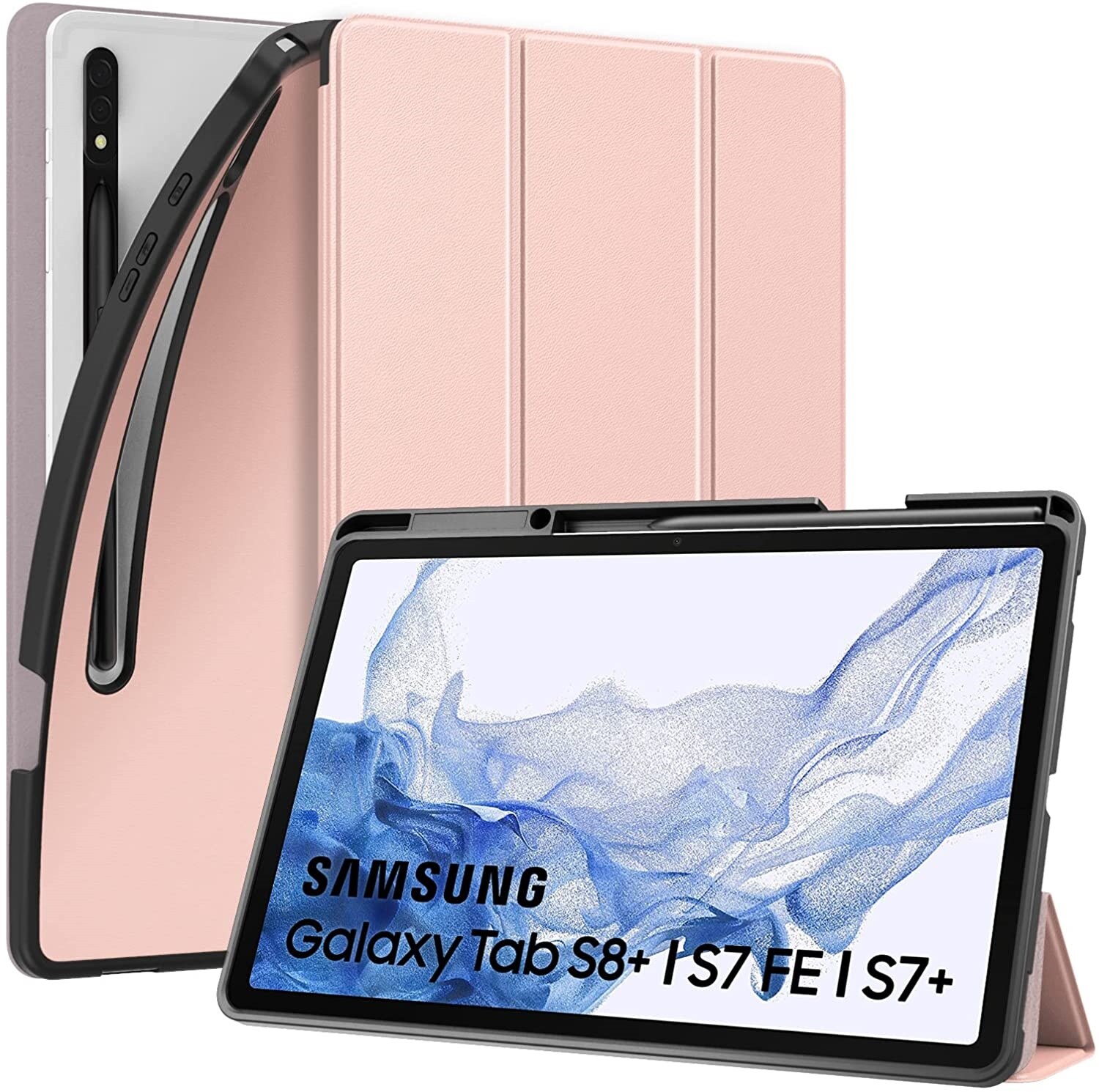 Ốp lưng [KRETT case] cho Samsung Galaxy Tab S7 FE 12.4 inch 2021/Galaxy Tab S8 Plus amp; Ốp Giá đỡ g