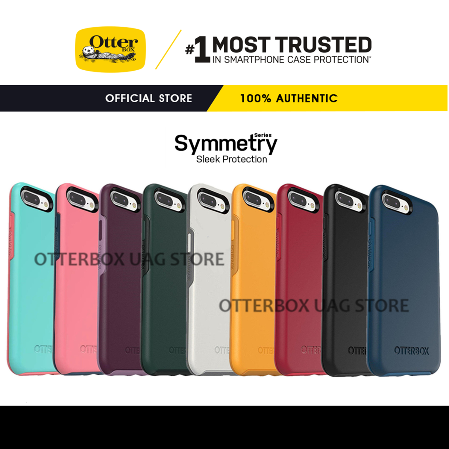 Ốp lưng OtterBox Symmetry Cho Apple iPhone 8 Plus / iPhone 7 Plus / iPhone 8 / iPhone 7