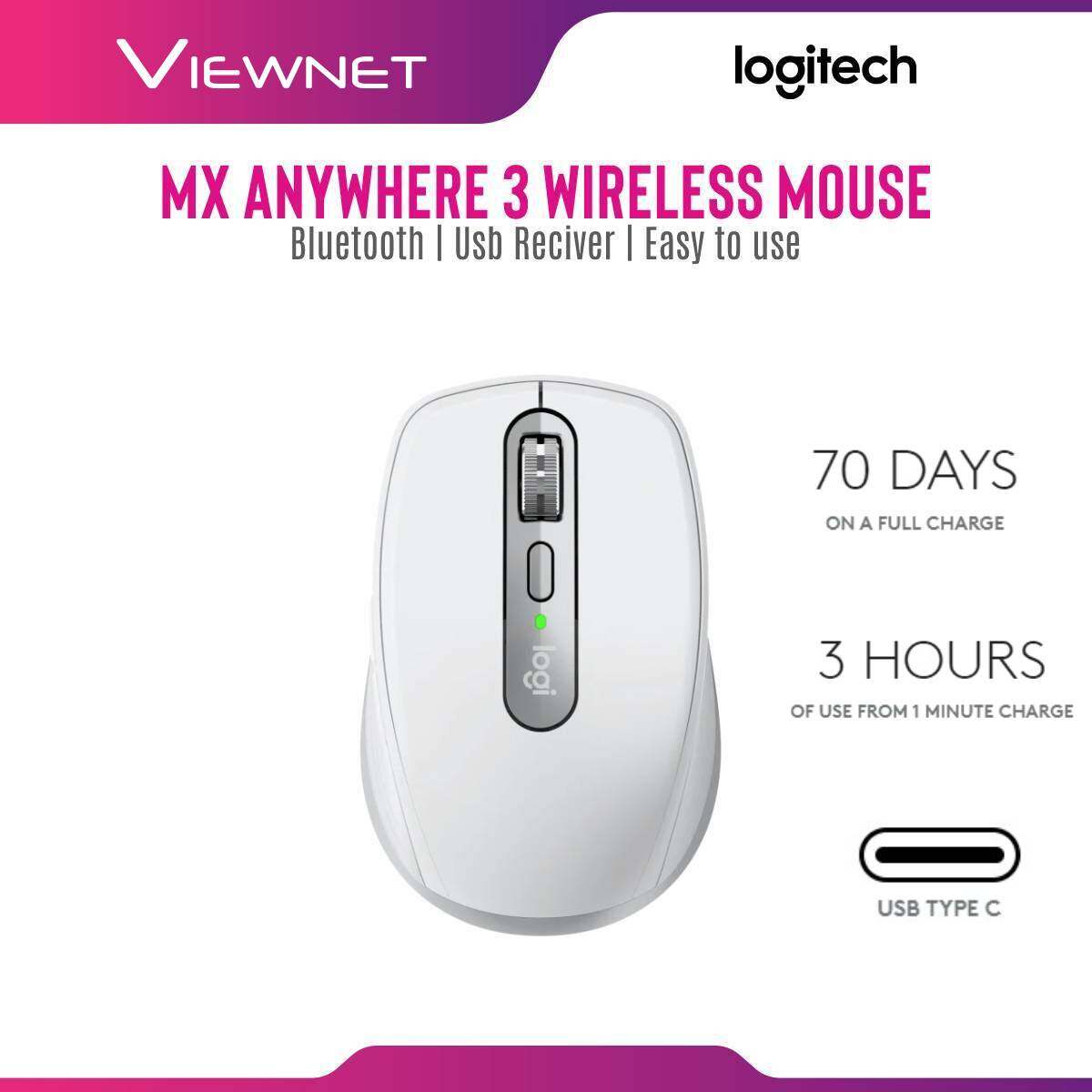 Logitech MX Anywhere 3 Master series of wireless mouse Ultimate versatility with remarkable performance