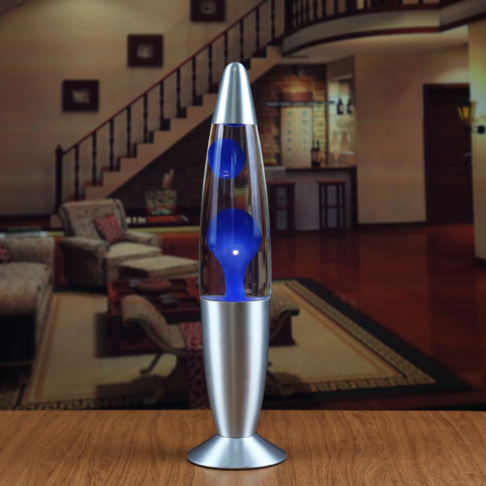 Metal Base Lava Lamp / Jellyfish Light 25W 220V EU Plug Color-Changing Lights Home Decorations Bedroom Night Light Aluminum Alloy 33x8.5cm High Brightness