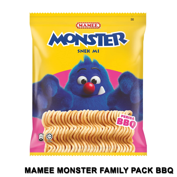 Mamee Monster Family Pack BBQ Noodle Snack (25gx8)