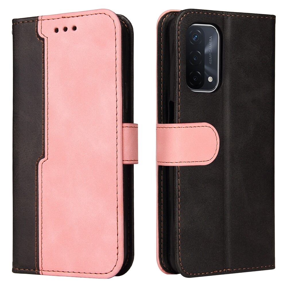 Cho Oppo A17 A17K A57S A77S A57 A77 A76 A96 A55 A54 A74 A94 4G A16 A16K A15 A15S A93 A73 A53 2020 vỏ điện thoại ví da với dây đeo tay khe cắm thẻ vỏ lật bảo vệ vỏ