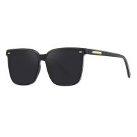 Korean Style Fashion Sunglasses for Men and Women New Polarized Sun Glasses Square Frame Anti-UV Shades Glasses Unisex PTQ