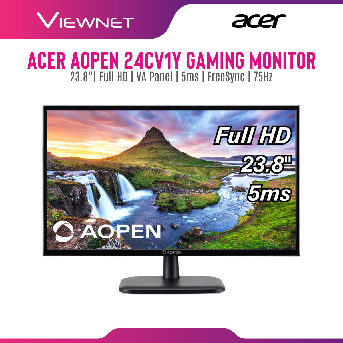 Acer AOpen 24CV1Y Flat 23.8