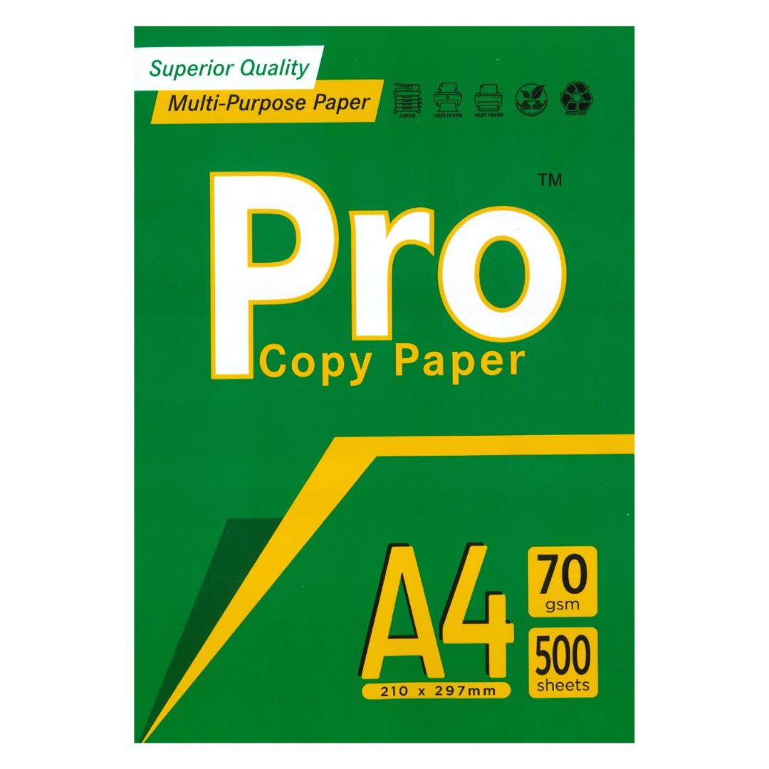 Paper One A4 Copier Paper 70gsm / 75gsm / 80gsm 500s | PRO COPY A4 Copier Paper 70gsm 500S 500s