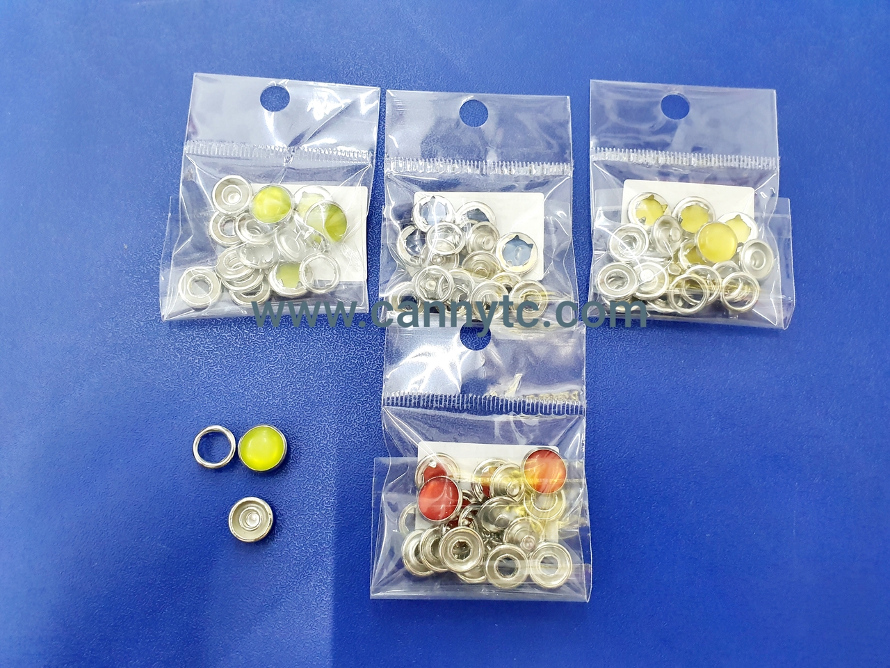 5 pcs Pearl Snap Button Size #12 12mm / Butang Prong Snap Fasterner #12 (5 sets)