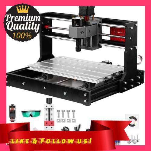 People\'s Choice 2-Inch Mini Drill Press Vise + Upgrade Version CNC 3018 Pro GRBL Control DIY Mini C