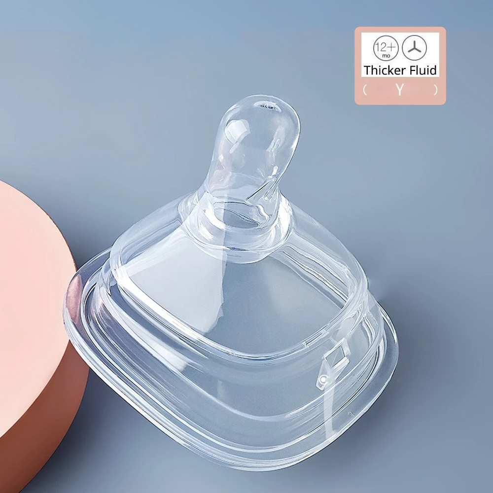 Hegen Puting Hagen Teat Baby Pacifier Puting Susu Hegen Wideneck Baby Square Nipple