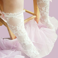 Sweet Lace Princess Girl Socks Summer Mesh Breathable Socks Infant Toddlers Knee High Socks