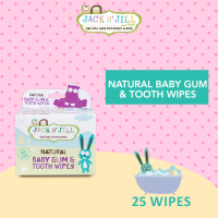 Jack N Jill Baby Gum & Tooth Wipes (25 Wipes)