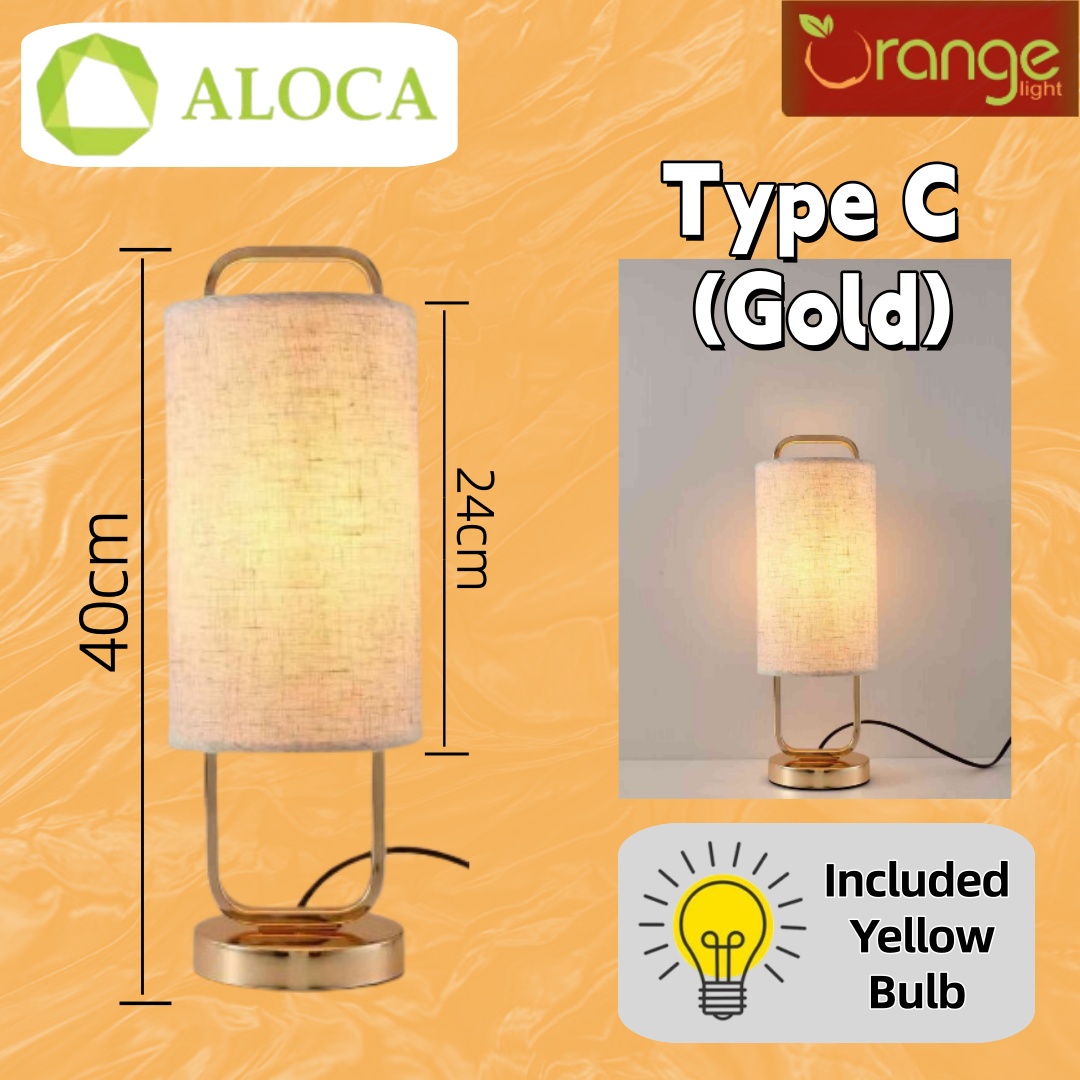 Simple Design Table Lamp Muji Style Lampu Meja Table & Desk Lamp Bedlamp