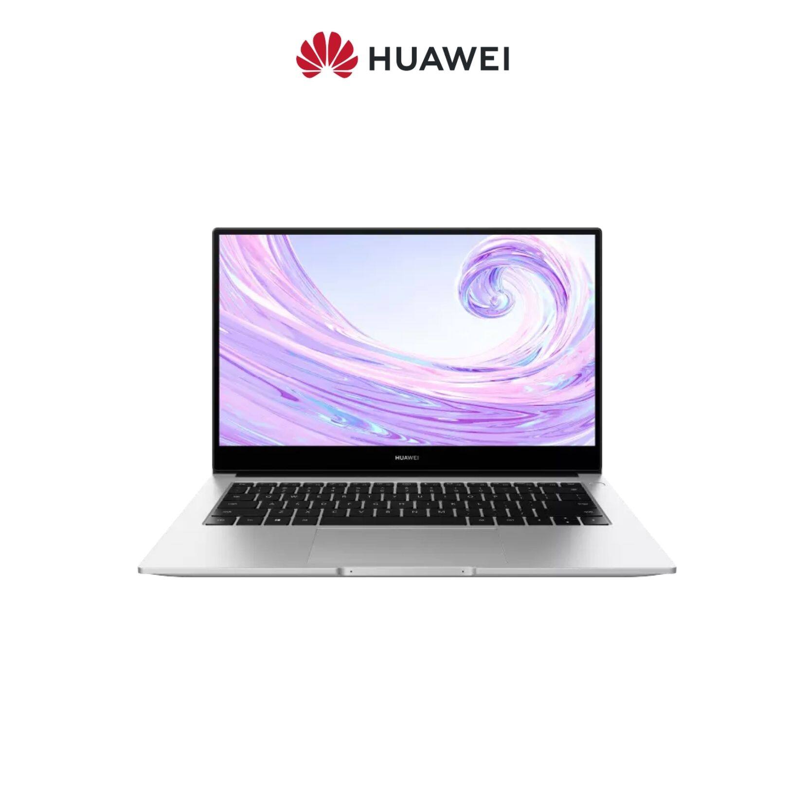 HUAWEI MateBook D 14 i5 [ 16GB + 512GB + Intel UHD ] Mystic Silver Laptop | Fingerprint Security | Huawei Share