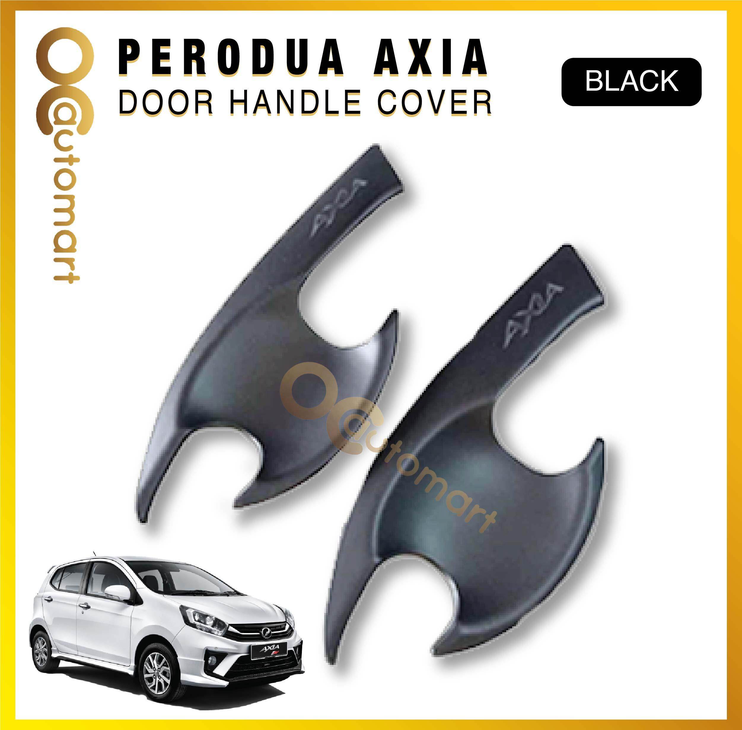 Perodua Axia Door Handle Inner Bowl Cover Trim Matt Black (4pcs/set)