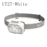 NITECORE UT27 Headlamp 800Lumens Dual Beam Fusion Elite Headlight + HBL-1300 Rechargeable Battery Ultra Lightweight