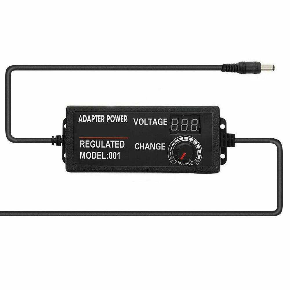 Adjustable Adaptor Charge Variable Voltage 3V-24V Universal Type Speed ...