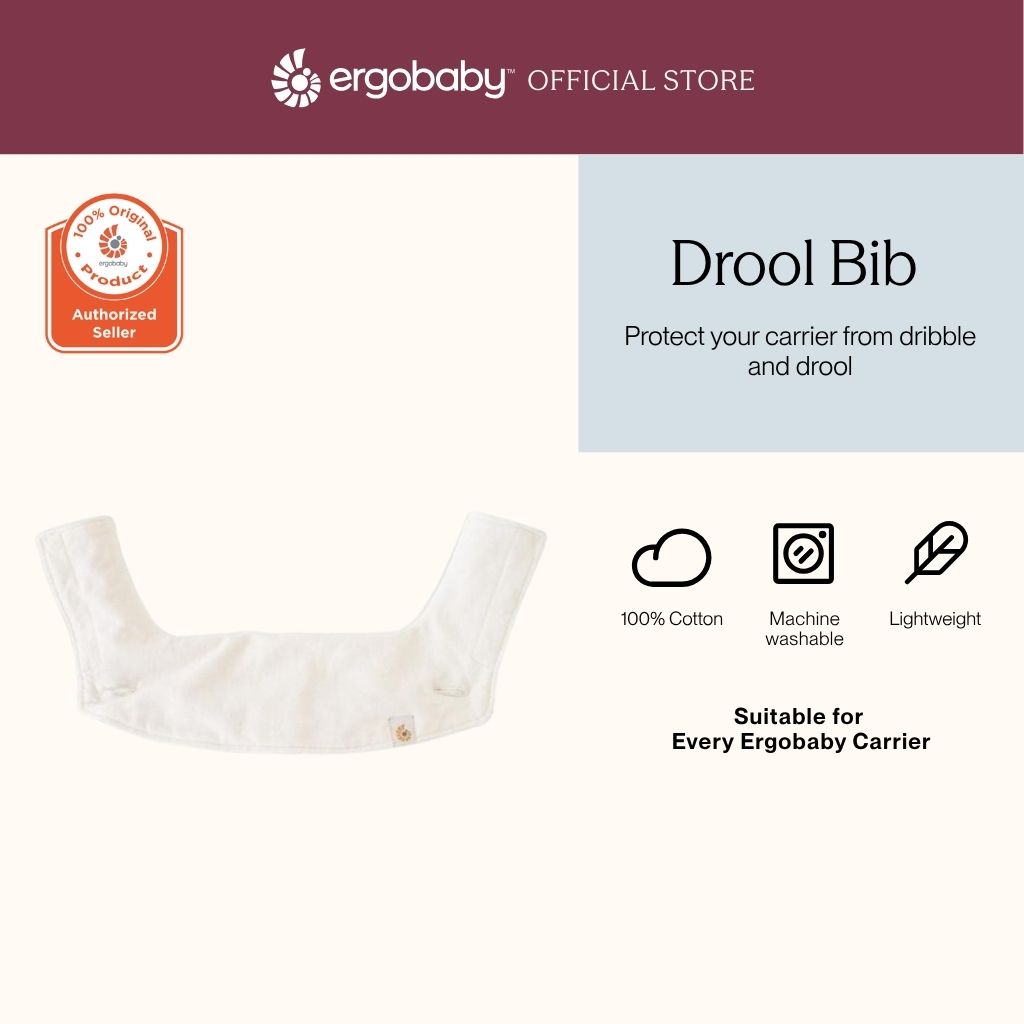 Ergobaby 360 Teething Pad & Bib - Natural