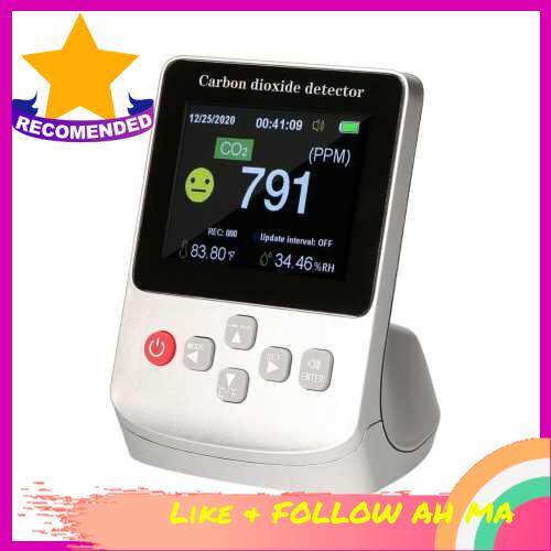 Best Selling Carbon Dioxide Detector Rechargeable CO2/Temp/RH Meter Tester Portable Air Quality Moni