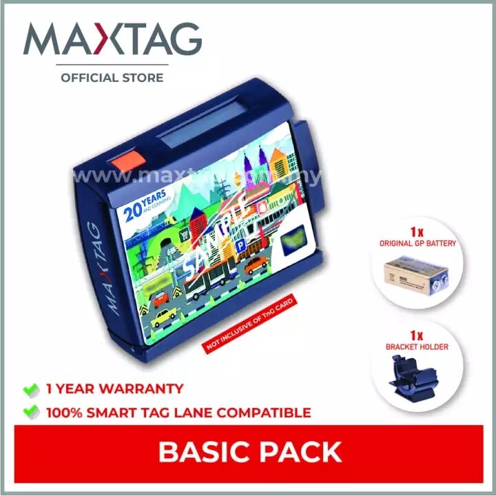 Original Smart Tag MaxTag Max Tag Touch n go Infrared Device ( 1 Year