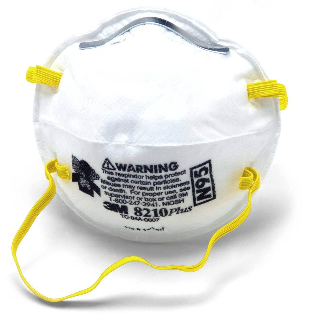 3M 8210 N95 Particulate Respirator Face Mask (1 Pcs)